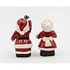 Mr. & Mrs. Santa Claus Kissing Salt and Pepper Shaker Set